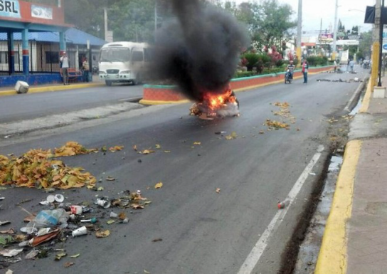 Manifestación en San Francisco de Macorís