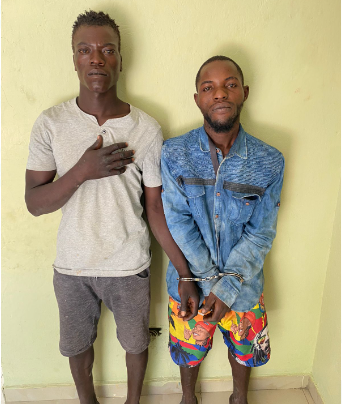 Los haitianos Gary Diemesis y Wilson Adelsi