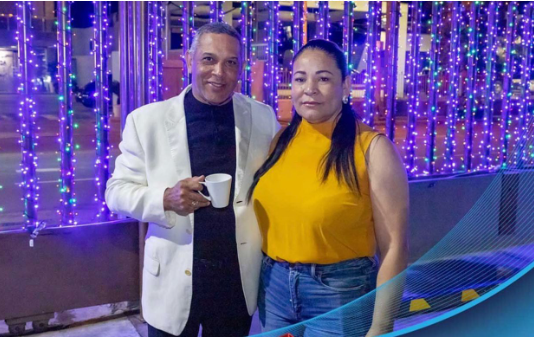 Senador Franklin Romero y defensa Derechos Humanos Rebeca Henríquez