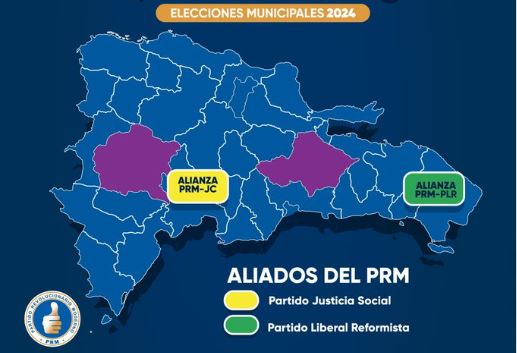 Así quedó el mapa en las elecciones municipales del 2024