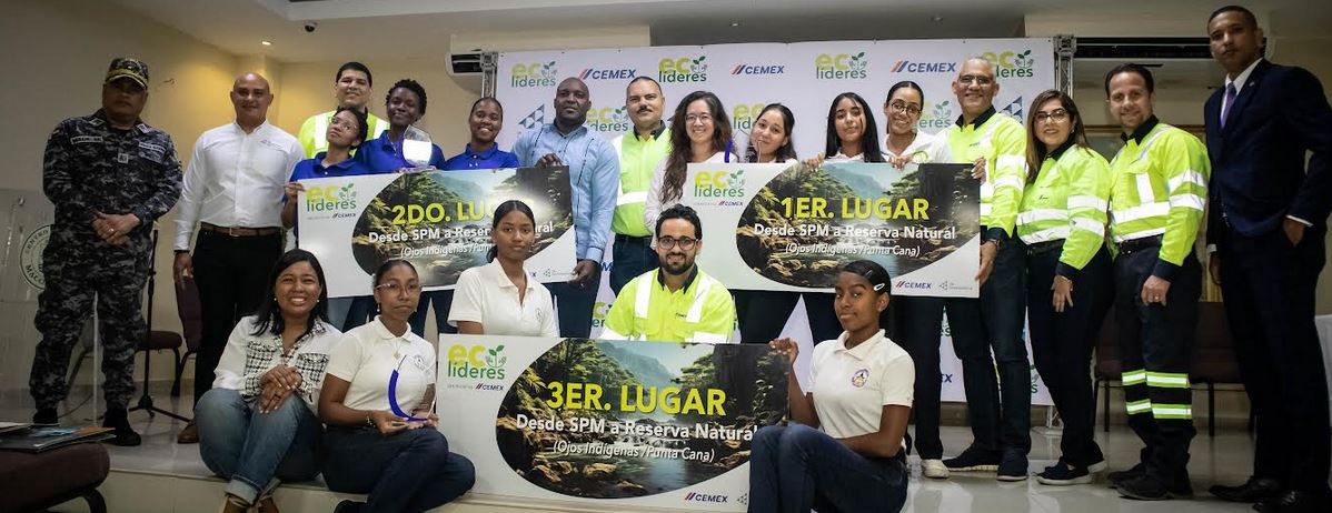 Cemex y JA Dominicana premian a jóvenes ECOLIDERES para construir un futuro sostenible