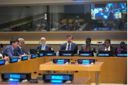 Presidente del Senado propone ante la ONU Pacto Global Parlamentario para la Transición Energética y Cambio Climático