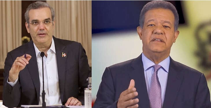Presidente Luís Abinader y expresidente Leonel Fernàndez