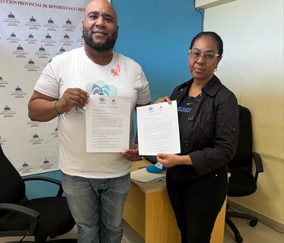 Funidom Dominicana y Dirección Provincial de Deportes de San Cristóbal firman  alianza de colaboración interinstitucional