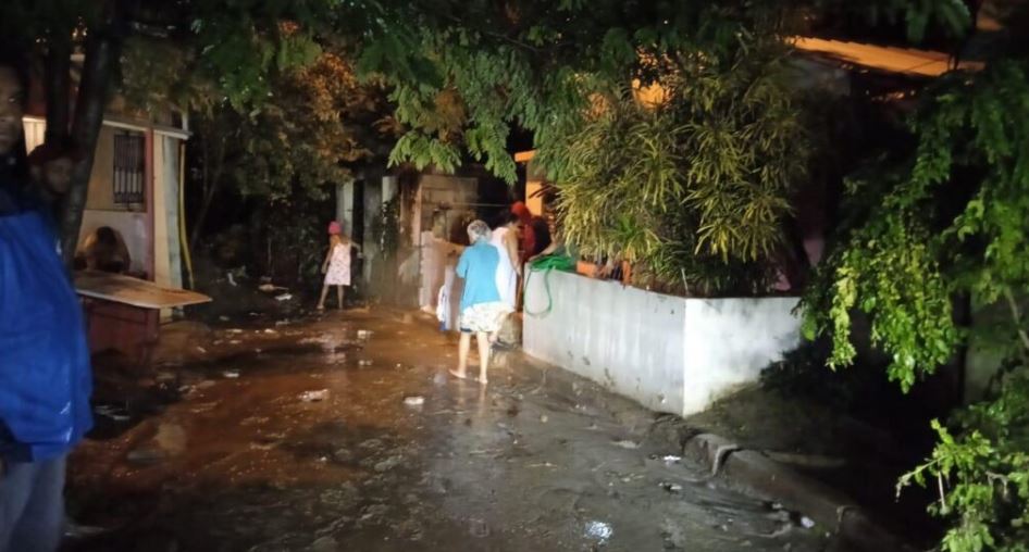 Foto de inundaciones en Santiago