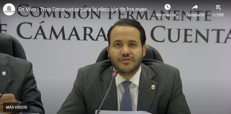 Presidente de la Comisión Peramente de Cámara de Cuentas, Rogelio Alfonso Genao Lanza