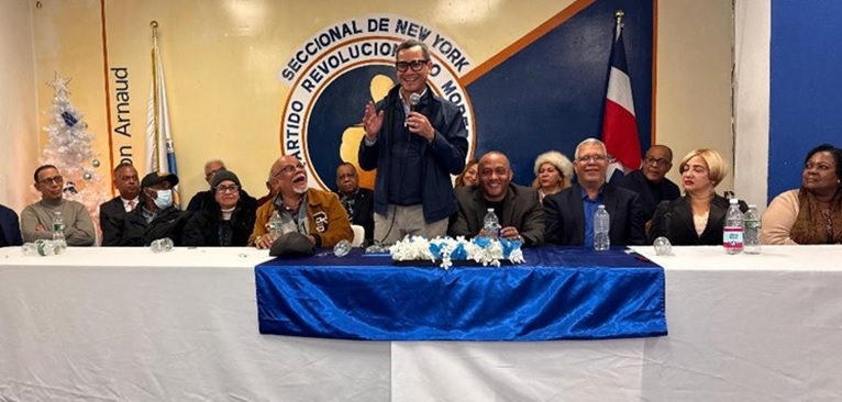 Eddy Olivares vino apaciguar PRM-NY