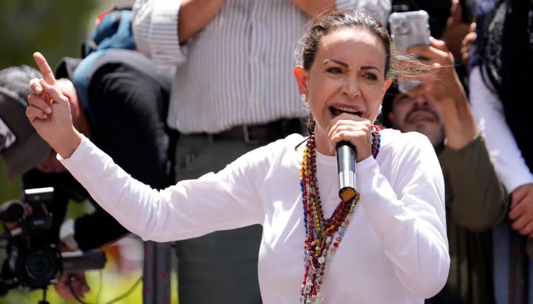 La líder opositora María Corina Machado