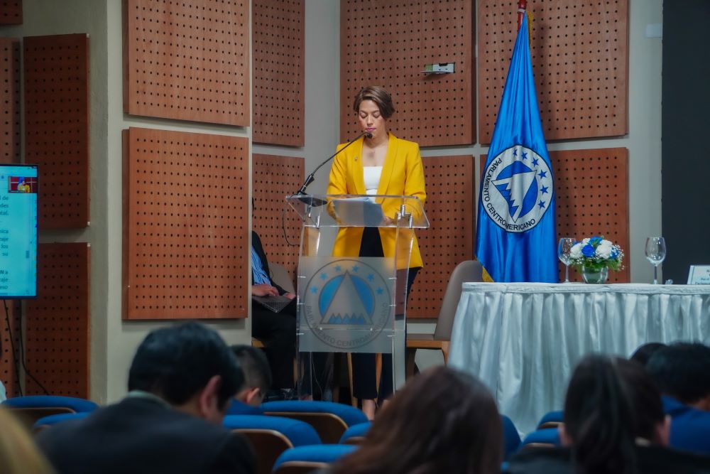 Diputada dominicana Esmeralda Mancebo, vocera del Partido Fuerza del Pueblo (FP).