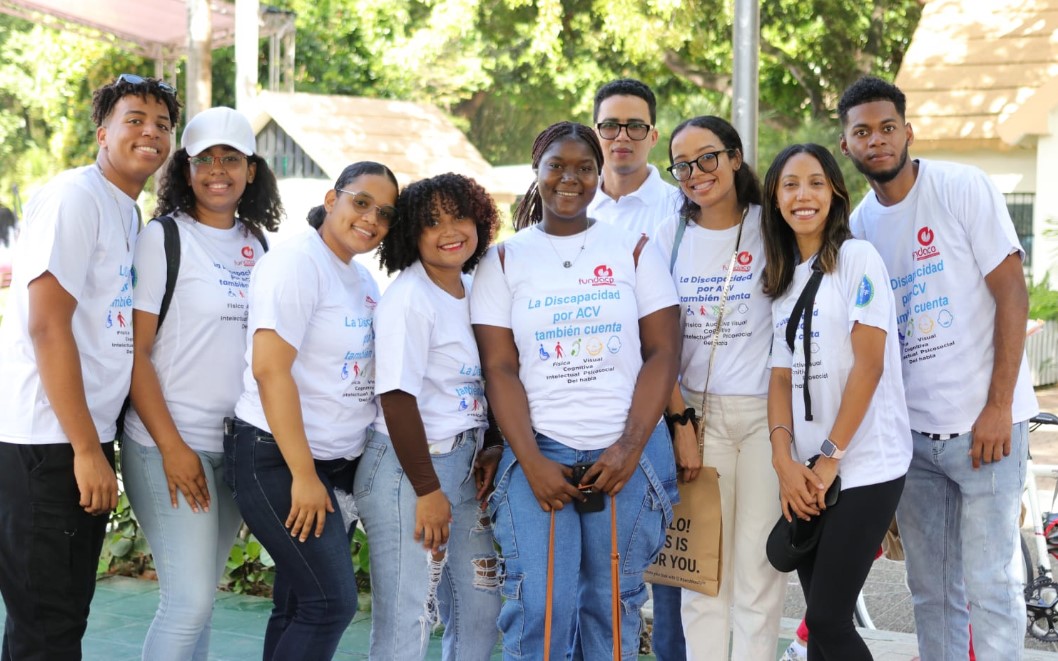 Jóvenes adultos entre 21 a 43 años de edades inscripto en la Fundación Dominicana de Accidente Cerebral (Fundace) tiene algún tipo de discapacidad