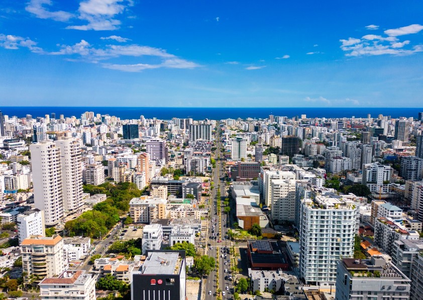 Una paonorámica del centro de la capital dominicana