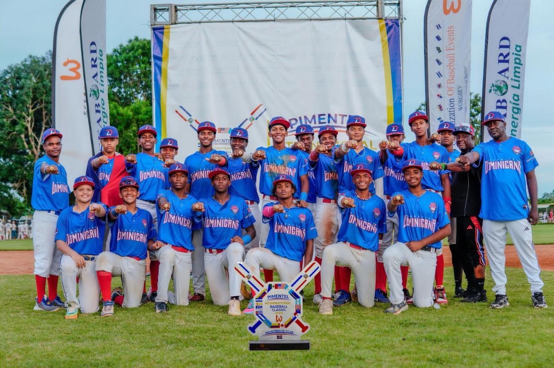 RD logra el bicampeonato en la 4ta edición del Pimentel International Baseball Classic U-16 copa Seaborad