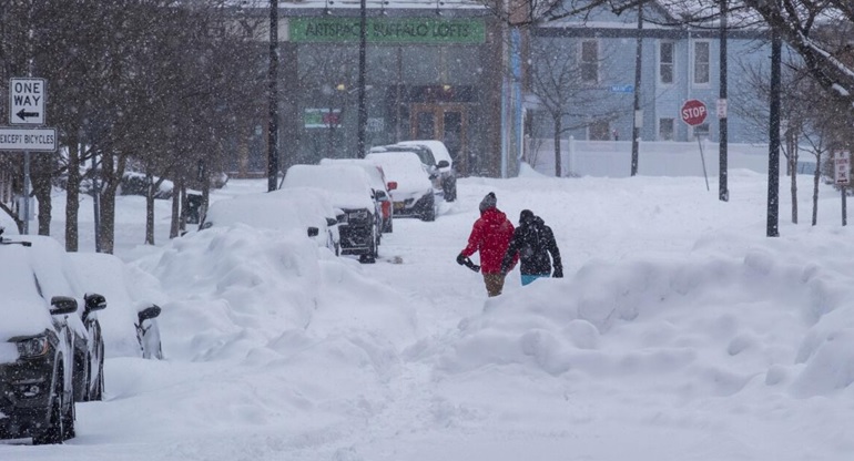 Tormenta de nieve en Estados Unidos