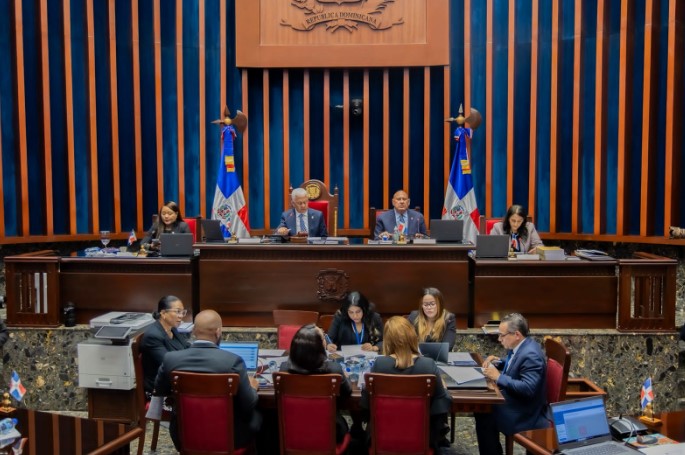 Hemiciclo  del Senado de la RD