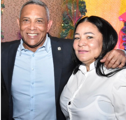 Sendor Franklin Romero y defensora de los Derechos Humanos Rebeca Henríquez