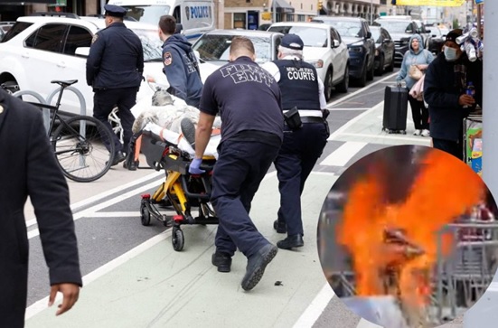 Delincuente con 88 arrestos prende fuego a hombre sin hogar en concurrida Penn Station, Manhattan_ miles de dominicanos la usan