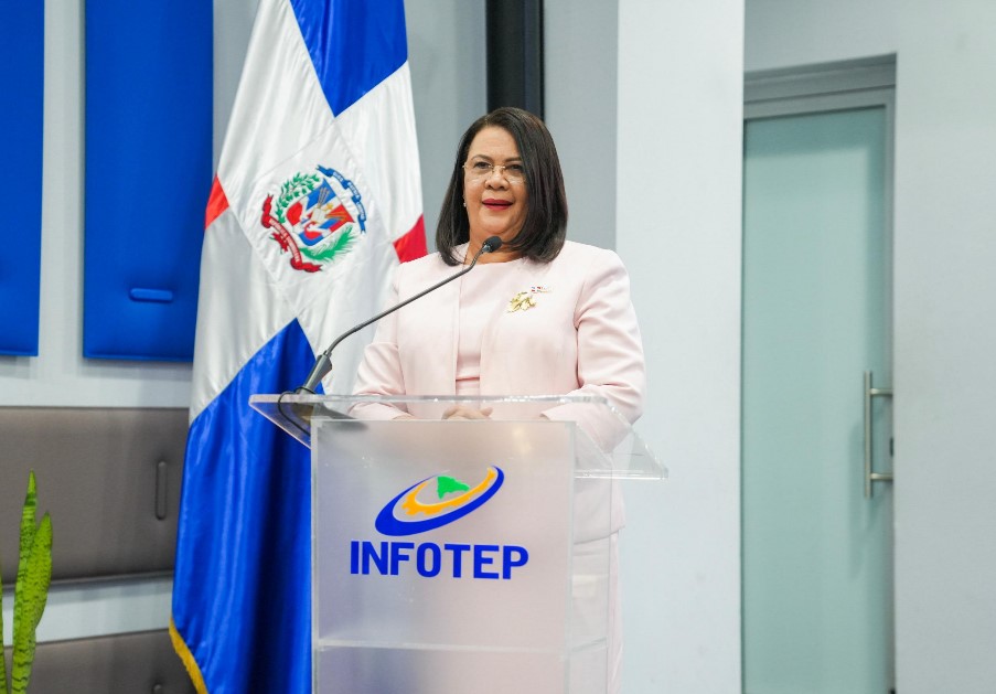 La directora general del INFOTEP, Maira Morla Pineda