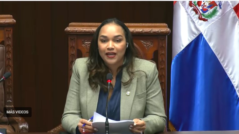 La vicepresidenta de la Cámara de Diputados Dharuelly D´Aza