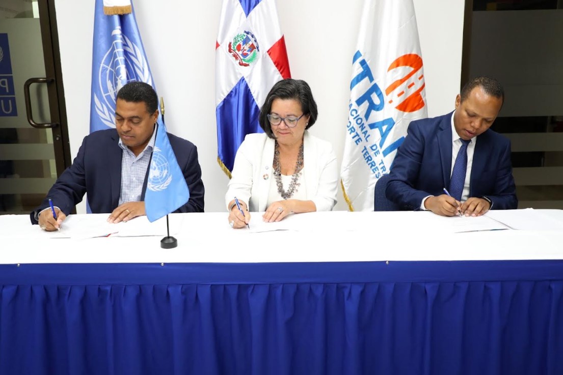 ONU, INTRANT y Comité Organizador de los Juegos Centroamericanos y del Caribe se unen en torno a la seguridad vial