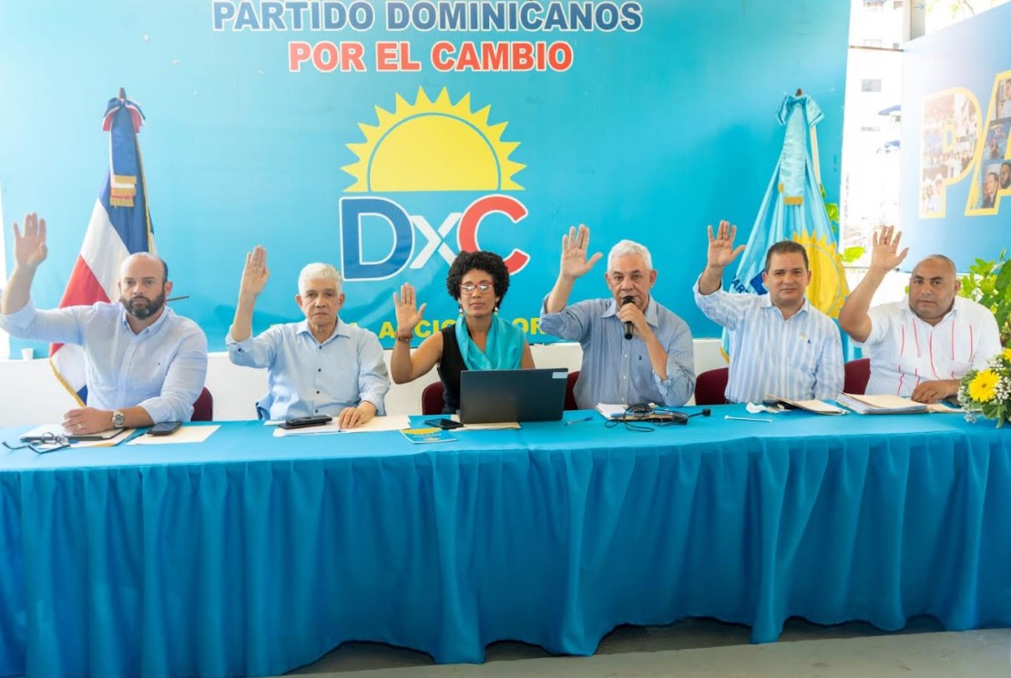 Los más altos dirigentes del Partido Dominicanos por el Cambio