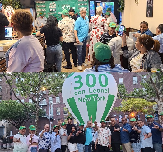 Proyecto 300 con Leonel realiza una masiva actividad en El Bronx