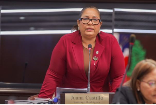 La diputada Juana Castillo