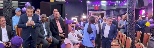 Baja asistencia durante el acto de Gonzalo en NY