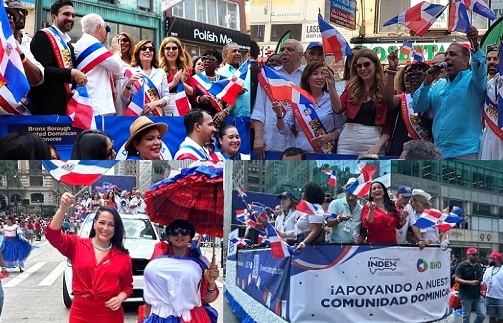 Cerca 500 mil dominicanos asisten al Desfile de Manhattan_ INDEX participa y fortalece compromiso con la comunidad