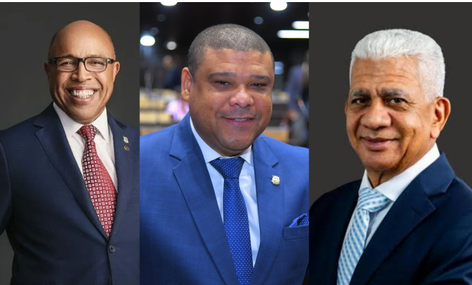Alfredo Pacheco, Ramòn Raposo y Ricardo de los Santos