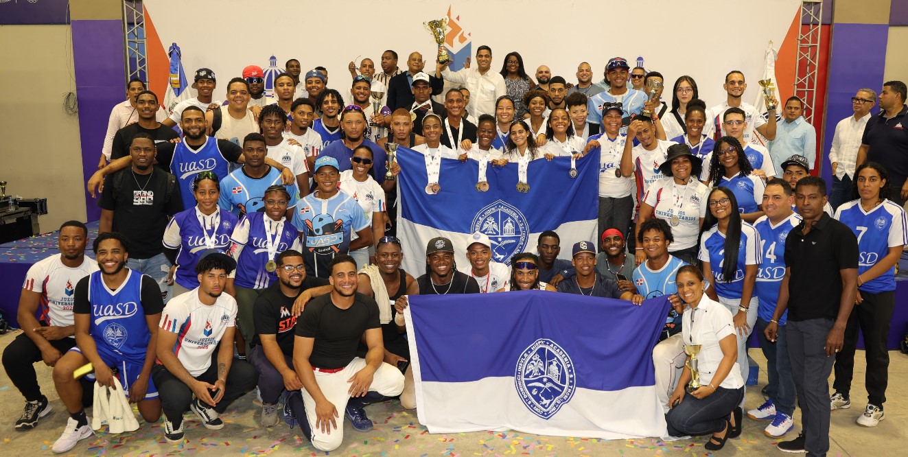 UASD repite como campeona en Juegos Deportivos Universitarios 2026, 99 Medallas para la UASD