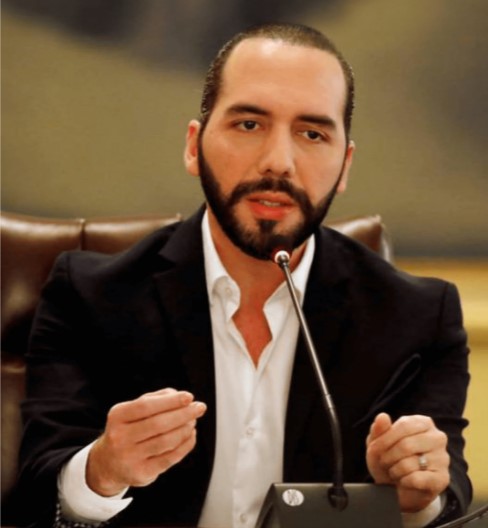 El presidente de El Salvador, Nayib Bukele