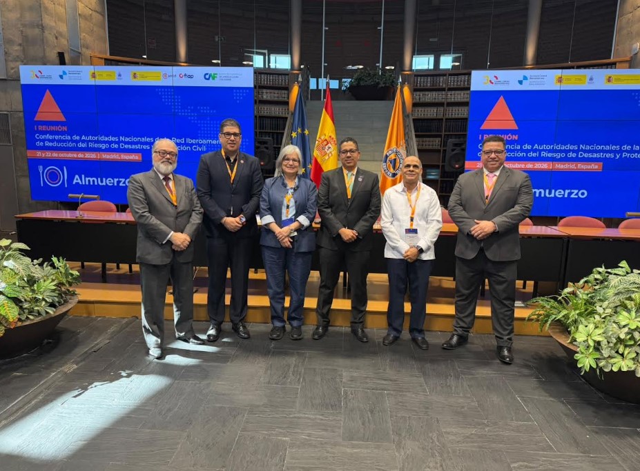 Director Carlos Paulino participa en encuentro iberoamericano de Protección Civil en España